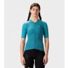 Letný dámsky cyklistický dres Ale Cycling R-EV1 Velocity modrý M