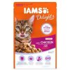 Iams Cat Senior Delights kapsička Kuracie v omáčke 85g