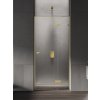New Trendy Eventa Gold Shine sprchové dvere 90 cm výklopné zlatá lesklá/priehľadné sklo EXK-4674