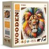 Dřevěné puzzle WOODEN CITY 250 dílků Vyšívaný král lev