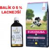 EUKANUBA Puppy&Junior Medium Breed 15kg + Lososový olej obohatený o vitamíny 250ml -5%