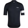 Pánsky cyklistický dres Rapha Men's Core Lightweight Jersey - Black/White XL