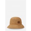 KLOBÚK KARL LAGERFELD K/AUTOGRAPH STRAW CLOCHE NATURAL