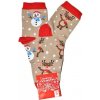 PLANETA-MODY Dámske vianočné ponožky, Veľkosť UNI (vhodné pre S, M, L)