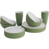 Sada riadov Outwell Gala 4 Person Dinner Set Farba: zelená