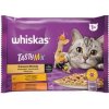 Whiskas TastyMix Creamy Creations kura a zelenina jahňa a morka v šťave 4 x 85 g