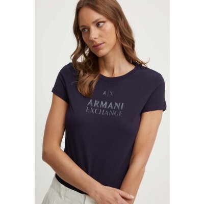 Armani Exchange dámsky Bavlnené tričko 3DYT11.YJG3Z tmavomodrá