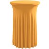 TENTino Elastický obrus SKIRTING na koktejlový bistro stôl 80 cm VIAC FARIEB Farba obrusu: ZLATÁ / GOLD