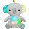 Bright Starts hračka plyšová hudobná svietiaca Hug a bye Baby sloník