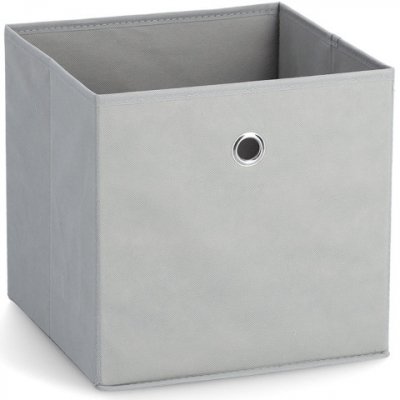 ZELLER Textilný úložný box sivý 28x28x28cm