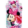 Jerry Fabrics obliečky Minnie Baby pink 100x135 cm 40x60 cm