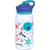 Quokka Kids Glow, Plastová fľaša so slamkou Space, 580ml, 40282