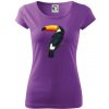 Tukan kreslený - Dámske tričko Pure - S ( Fialová )