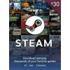 Valve Steam predplatená karta 30 €