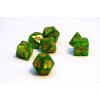 Dice4friends Kocky EDC set Pearl Grass/Gold (7ks)