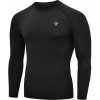Pánske športové tričko RDX, T15 RASH GUARD čierna,sivá L