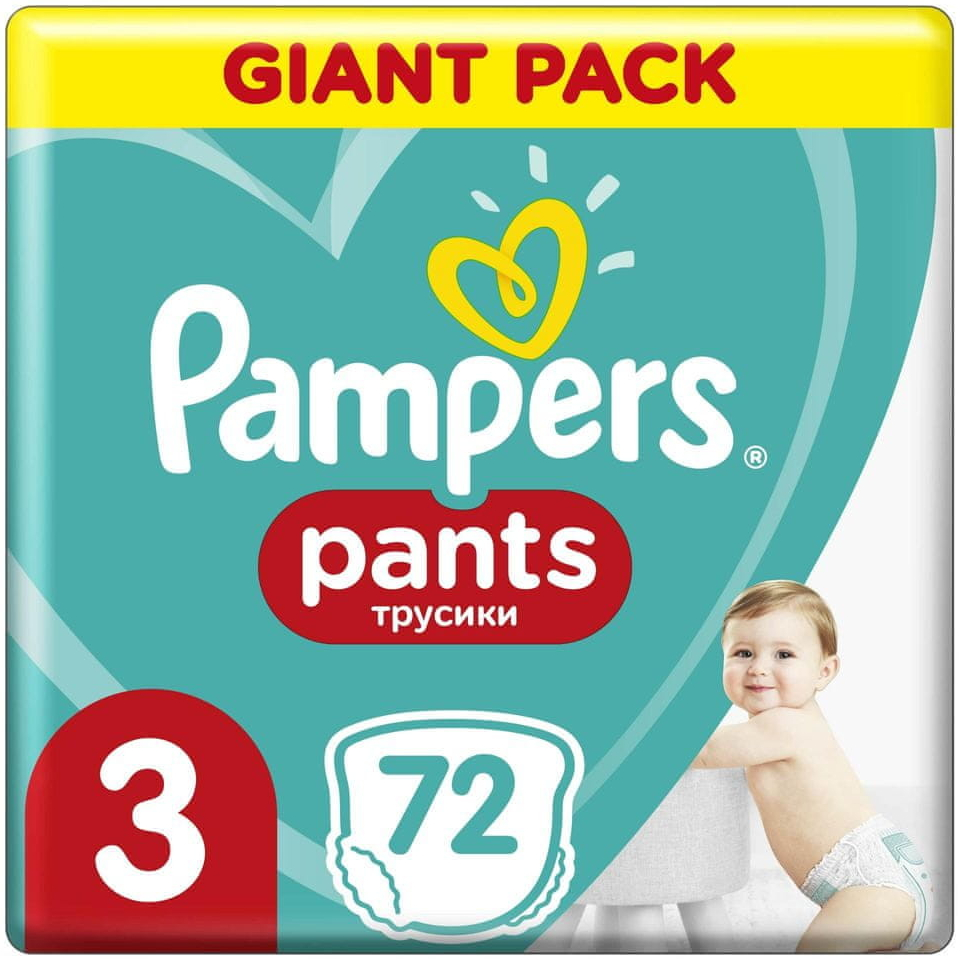 Pampers Active Baby Pants 3 72 ks
