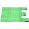 Mikroténová taška HDPE, nosnosť 12 kg, 33+16x60 cm, zelená, 100 ks