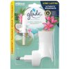 Glade Electric Scented Oil Exotic Tropical Blossoms vôňa s tónmi monoi kvetov a kokosového mlieka elektrický osviežovač vzduchu strojček s tekutou náplňou 20 ml
