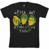 Green Day Tričko Scribble Mask Unisex Black XL