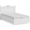 Cilek Posteľ 120x200 cm s úložným priestorom Rustic White