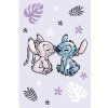 Jerry Fabrics Fialová fleecová detská deka Lilo a Stitch Purple