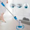 Bezdrôtová čistiaca kefa + 3 nadstavce, predlžovacia rukoväť