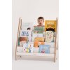 Vingo Otvorená montessori knižnica pre deti od 1 roka (biela), 83 x 90 cm