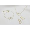 Pinky Club Set z chirurgickej ocele Famous Hearts