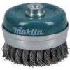 Makita Miskovitá kefa z oceľového drôtu - spletaný drôt (125/150mm Uhlová brúska) D-241 53