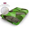 DRYBED Premium Vet Bed Mozaika zelený 150 x 100 cm