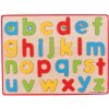 Bigjigs Toys Vkladacie Puzzle Anglická malá abeceda s obrázkami