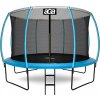 Aga SPORT EXCLUSIVE Trampolína 430 cm Svetlo modrá + ochranná sieť + rebrík