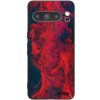 Picasee silikónový čierny obal pre Google Pixel 8 Pro - Organic red