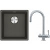 Súprava kuchynská batéria Franke Eos 120.0179.979, granitový drez Franke Maris 125.0716.374