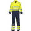 PORTWEST HI-VIS BIZFLAME PRE BIZ7 / Nehorľavá reflexná kombinéza, antistatická - HV žltá/námorná modrá XL