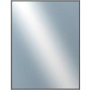 DANTIK - Zrkadlo v rámu, rozmer s rámom 70x90 cm z lišty Hliník grafit drásaná (7269224)