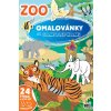 Omalovánky A4 se samolepkami ZOO - Kolektív