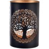 Svietnik kov TREE čierny/zlatý O0529/2