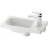 Uumývadielko RAVAK Chrome 400x220mm, s otvorom pre batériu vpravo/bez prepadu, biela, XJGP1100000