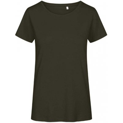 Promodoro Dámske tričko z organickej bavlny E3095 Khaki