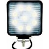 LED PRACOVNÁ LAMPA OBDĹŽNIKOVÁ, 9 LED