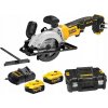 DEWALT DCS571P2 portable circular saw 115 mm 2x XR 18V 5Ah T-STAK II Black Yellow