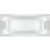Riho Still Square LED obdĺžniková vaňa 170x75 cm biela B100005005