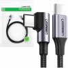 Ugreen 50123 uhlový USB-C - USB-C PD 60 W 20 V 3 A, 1m, černo-sivý