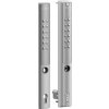 LOCINOX VERA-50-VSZ-2 – kódový zámok pre zadlabávacie zámky, obojstranný, pre profil 50 mm, pre krídlové bránky, strieborný