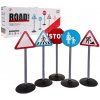 Majlo Toys Detské dopravné značky 70 cm Road Signs - 5 kusov