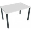 Hobis Pracovný stôl Uni, 120x75,5x80 cm, biela/čierna