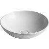 Sapho Umývadlá - Umývadlo Dimp, priemer 46 cm, bez otvoru na batériu, bez prepadu, biela WH060