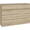 TOP E-SHOP Komoda MALWA M8 140 Dub sonoma